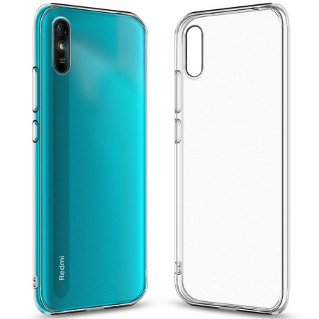 TPU чехол Epic Transparent 1,5mm Full Camera для Xiaomi Redmi 9A Білий (30129)