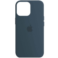 Чехол Silicone case (AAA) full with Magsafe and Animation для Apple iPhone 13 mini (5.4'') Синий (29690)
