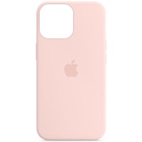 Чехол Silicone case (AAA) full with Magsafe and Animation для Apple iPhone 13 mini (5.4'') Розовый (29689)