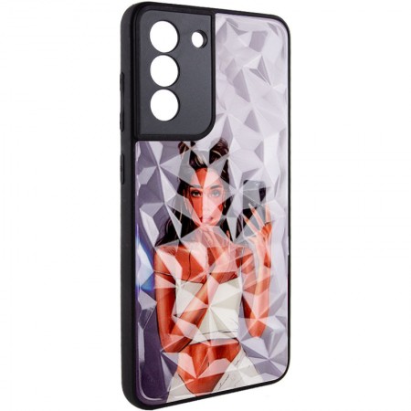 TPU+PC чохол Prisma Ladies для Samsung Galaxy S21 FE Черный (38265)