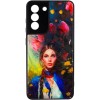 TPU+PC чохол Prisma Ladies для Samsung Galaxy S21 FE Кольоровий (38266)