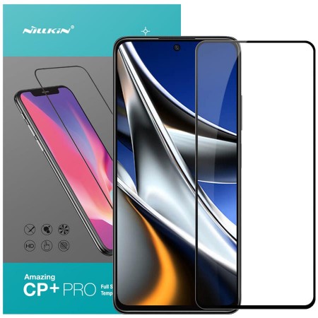 Защитное стекло Nillkin (CP+PRO) для Xiaomi Poco X4 Pro 5G Черный (31477)