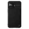 Кожаная накладка Nillkin Camshield Leather (шторка на камеру) для Apple iPhone 13 Pro Max (6.7'') Черный (31492)