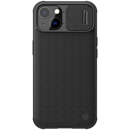 TPU+PC чехол Nillkin Textured Pro Magnetic для Apple iPhone 13 (6.1'') Черный (31513)