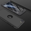 Пластиковая накладка GKK LikGus 360 градусов (opp) с лого для Apple iPhone SE (2020) Чорний (29743)