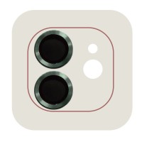 Захисне скло Metal Classic на камеру (в упак.) для Apple iPhone 12 / 12 mini / 11 Зелений (36041)