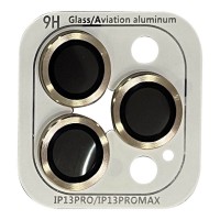 Защитное стекло Metal Classic на камеру (в упак.) для Apple iPhone 12 Pro / 11 Pro / 11 Pro Max Золотий (31996)