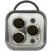 Захисне скло Metal Classic на камеру (в упак.) для Apple iPhone 12 Pro / 11 Pro / 11 Pro Max Сріблястий (33933)