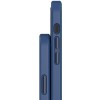 TPU+PC чехол Metal Buttons with MagSafe для Apple iPhone 12 Pro / 12 (6.1'') Синий (30941)