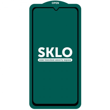 Захисне скло SKLO 5D (full glue) (тех.пак) для Samsung Galaxy A23 4G Чорний (32306)