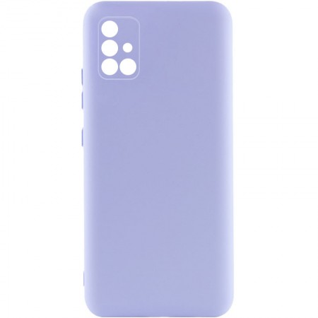 Чехол Silicone Cover Lakshmi Full Camera (A) для Samsung Galaxy A51 Сиреневый (30217)