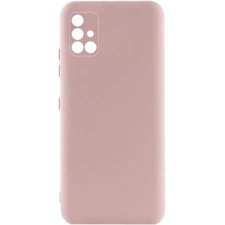 Чехол Silicone Cover Lakshmi Full Camera (A) для Samsung Galaxy A51 Рожевий (30215)