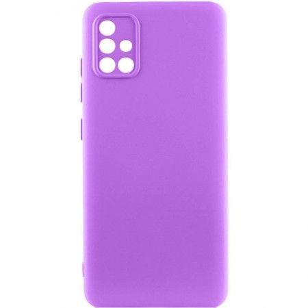 Чохол Silicone Cover Lakshmi Full Camera (A) для Samsung Galaxy A71 Фиолетовый (44420)