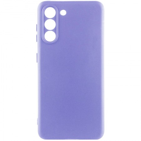 Чехол Silicone Cover Lakshmi Full Camera (A) для Samsung Galaxy S21 Бузковий (32021)