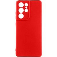 Чохол Silicone Cover Lakshmi Full Camera (A) для Samsung Galaxy S21 Ultra Червоний (39898)