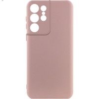 Чохол Silicone Cover Lakshmi Full Camera (A) для Samsung Galaxy S21 Ultra Розовый (39899)
