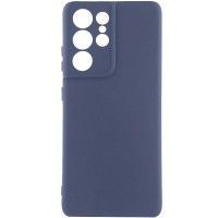 Чохол Silicone Cover Lakshmi Full Camera (A) для Samsung Galaxy S21 Ultra Синій (39900)