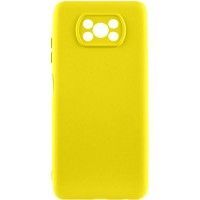 Чохол Silicone Cover Lakshmi Full Camera (A) для Xiaomi Poco X3 NFC / Poco X3 Pro Желтый (43688)