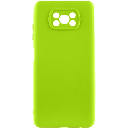 Чохол Silicone Cover Lakshmi Full Camera (A) для Xiaomi Poco X3 NFC / Poco X3 Pro Салатовий (43690)