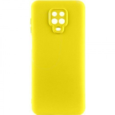 Чохол Silicone Cover Lakshmi Full Camera (A) для Xiaomi Redmi Note 9s / Note 9 Pro / Note 9 Pro Max Желтый (43703)