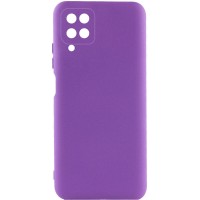 Чехол Silicone Cover Lakshmi Full Camera (A) для Samsung Galaxy A12 / M12 Фіолетовий (30263)