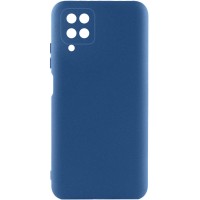Чехол Silicone Cover Lakshmi Full Camera (A) для Samsung Galaxy A12 / M12 Синій (30261)