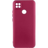 Чохол Silicone Cover Lakshmi Full Camera (A) для Oppo A15s / A15 Бордовый (41288)