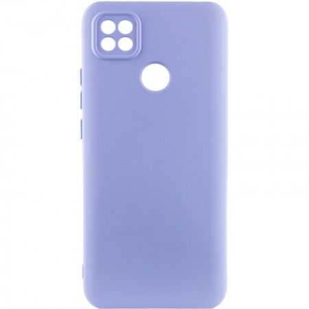 Чохол Silicone Cover Lakshmi Full Camera (A) для Oppo A15s / A15 Сиреневый (41291)