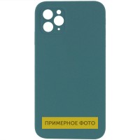 Чехол Silicone Case Lakshmi Square Full Camera для Apple iPhone 7 / 8 / SE (2020) (4.7'') Зелёный (30375)
