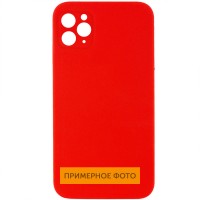 Чехол Silicone Case Lakshmi Square Full Camera для Apple iPhone 7 / 8 / SE (2020) (4.7'') Красный (30376)