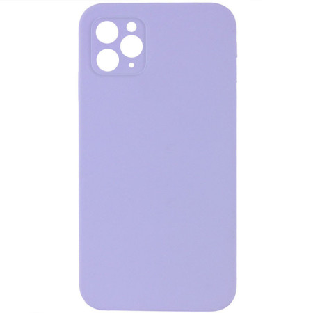 Чехол Silicone Case Lakshmi Square Full Camera для Apple iPhone 11 Pro (5.8'') Бузковий (30393)