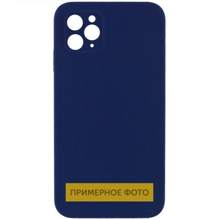 Чехол Silicone Case Lakshmi Square Full Camera для Apple iPhone 11 Pro Max (6.5'') Синий (30435)