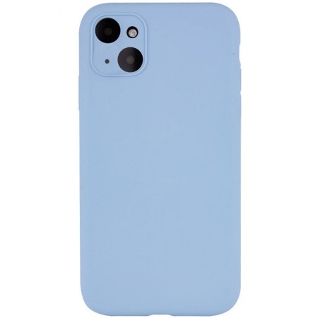 Чехол Silicone Case Lakshmi Square Full Camera для Apple iPhone 12 (6.1'') Голубой (30642)