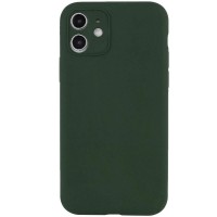 Чехол Silicone Case Lakshmi Square Full Camera для Apple iPhone 12 (6.1'') Зелёный (30438)