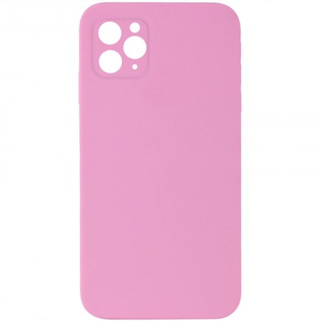 Чехол Silicone Case Lakshmi Square Full Camera для Apple iPhone 12 (6.1'') Рожевий (30643)