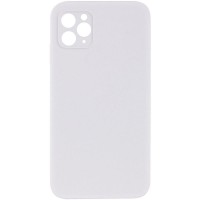 Чехол Silicone Case Lakshmi Square Full Camera для Apple iPhone 12 (6.1'') Білий (30437)