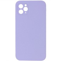 Чехол Silicone Case Lakshmi Square Full Camera для Apple iPhone 12 (6.1'') Бузковий (30443)