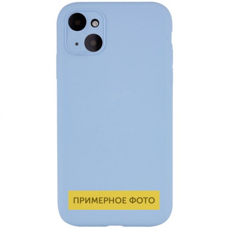 Чехол Silicone Case Lakshmi Square Full Camera для Apple iPhone 12 Pro (6.1'') Голубой (30647)