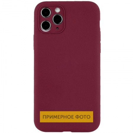 Чехол Silicone Case Lakshmi Square Full Camera для Apple iPhone 12 Pro Max (6.7'') Червоний (30451)