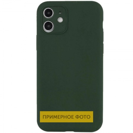 Чехол Silicone Case Lakshmi Square Full Camera для Apple iPhone 13 (6.1'') Зелёный (30463)