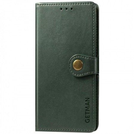 Шкіряний чохол книжка GETMAN Gallant (PU) для Samsung Galaxy A73 5G Зелёный (44014)