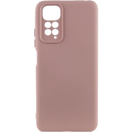 Чехол Silicone Cover Lakshmi Full Camera (A) для Xiaomi Redmi Note 11 (Global) / Note 11S Рожевий (32045)