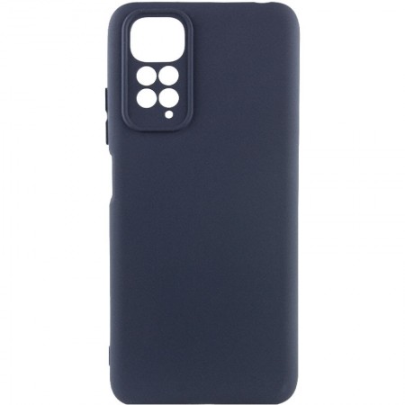 Чехол Silicone Cover Lakshmi Full Camera (A) для Xiaomi Redmi Note 11 (Global) / Note 11S Синій (32041)