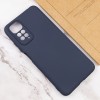 Чехол Silicone Cover Lakshmi Full Camera (A) для Xiaomi Redmi Note 11 (Global) / Note 11S Синій (32041)