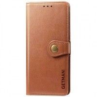 Шкіряний чохол книжка GETMAN Gallant (PU) для Samsung Galaxy A13 4G Коричневый (44018)
