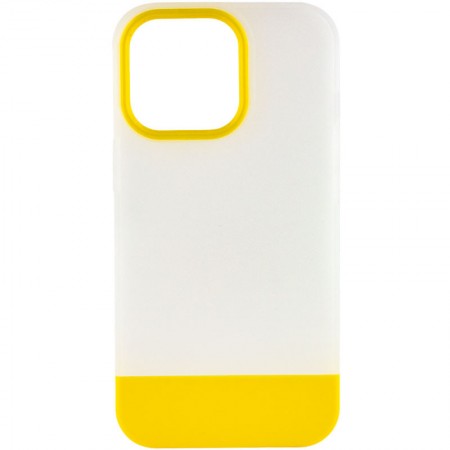 Чехол TPU+PC Bichromatic для Apple iPhone 13 Pro Max (6.7'') Желтый (31643)