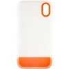 Чехол TPU+PC Bichromatic для Apple iPhone X / XS (5.8'') Оранжевый (30787)