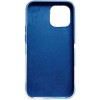 Чехол Silicone case full Aquarelle для Apple iPhone 12 Pro / 12 (6.1'') Бірюзовий (30975)