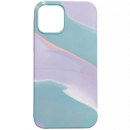 Чехол Silicone case full Aquarelle для Apple iPhone 13 Pro (6.1'') Сиреневый (30984)