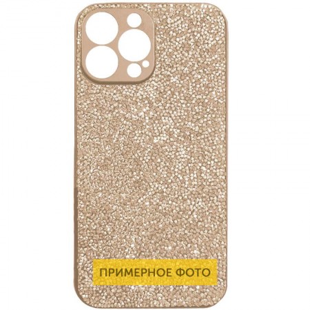 TPU+PC чехол Diamond Full Camera для Samsung Galaxy S22 Золотой (31105)